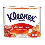 T/бумага Клинекс аром. Клубника 3сл. 4шт