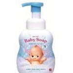 Детская пенка "2 в 1" для мытья волос и тела с первых дней жизни ("Без слёз") "QP Baby Soap" 400 мл / 12