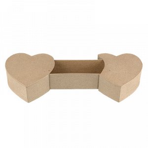 Заготовка для декорирования "Love2art" PAM-058 "коробочка-сердца" папье-маше 20 х 11.5 х 5 см СК/Распродажа .