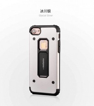 Чехол Motomo 3 tpu + алюминий серебро iphone 5/5s/ 6/ 6s/ 7 /7+