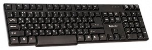 Клавиатура Кл-ра проводная Accent 930B (черн.), PS/2, box-26. 45028