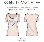 SS RN TRIANGLE TEE