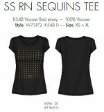 SS RN SEQUINS TEE