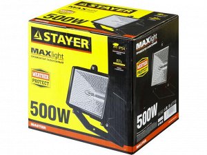 STAYER MAXLight прожектор  500 Вт галогенный