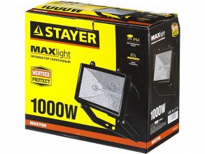 STAYER MAXLight прожектор  1000 Вт галогенный