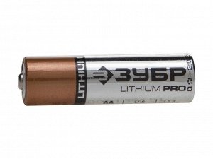 Батарейка ЗУБР "Lithium PRO"