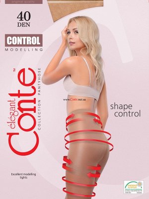 Колготки Control 40 (Conte) моделирующие, поддерживающий верх