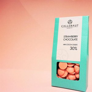 Шоколад со вкусом клубники Callebaut, 100гр