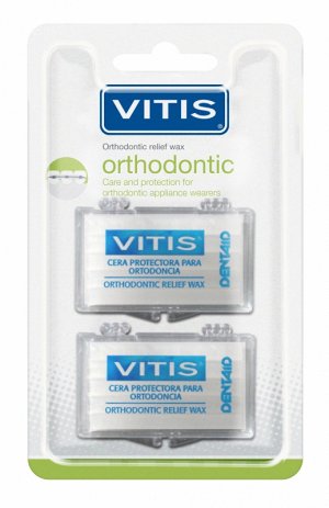 Ортодонтический Воск Vitis Orthodontic Wax Dentaid , в наличии 2 упаковки по 10 полосок