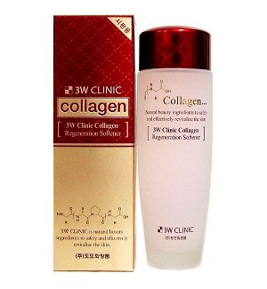 3W Регенерирующий тоник для лица, с коллагеном"Collagen Regeneration Sofner" 150мл, 1*50шт