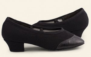 Туфли Туфли для латино-американского танца, женские. Мягкая подошва. Высота каблука 3.7 см. Материал: текстиль + PU. Размер: 34, 35, 36, 37, 38, 39, 40, 41. Цвет: ЧЕРНЫЙ