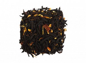 чай Цейлонский черный чай, золотистые лепестки календулы, цедра апельсина и натуральная корица, натуральные ароматические масла.