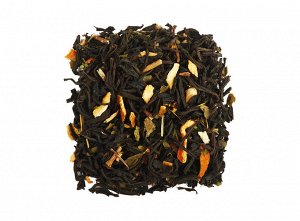 чай Цейлонский черный чай, мята и клубничный лист, цедра апельсина и лимона, натуральные ароматические масла.