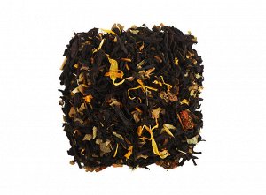 чай Цейлонский черный чай, цельная облепиха и золотистые лепестки календулы, натуральные ароматические масла.