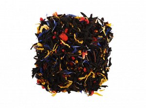 чай В состав этого напитка входит цейлонский черный чай, ягоды годжи, лепестки василька и календулы, кусочки малины, ароматические масла.