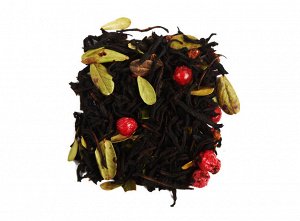чай В состав этого напитка входит цейлонский черный чай, шиповник, лист брусники, кусочки клубники и малины, цельные ягоды красной смородины, мята, натуральные ароматические масла.