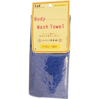 27302kai "Body Wash Towel" Мочалка для тела жесткая (синяя)