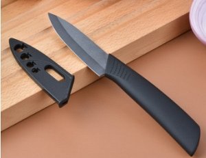 Нож керамический кухонный с чехлом
