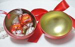 Шар подарочный металлический
