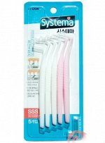 CJ Lion Набор межзубных щеток от зубного камня &quot;Systema&quot;, 5 штук,  размер (SSS)