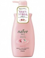 71581 &quot;Naive&quot; Шампунь для сухих волос восстанавливающий &quot;Naive - экстракт персика и масло шиповника&quot;, 550 мл