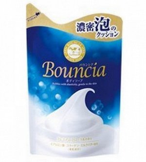 00327gs Увлажняющее мыло для тела со сливками и коллагеном MILKY BODY SOAP BOUNCIA (сменная упаковка), 430 мл