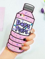 чехол для iphone флакон мужских слез розовый