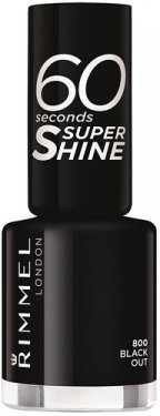 Rimmel Лак Для Ногтей 60 Seconds Re-lanch Ж Товар 800 тон (black out)