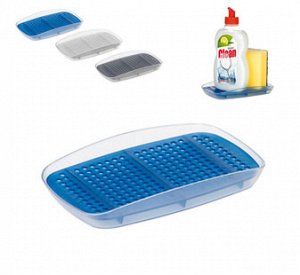 "CLEAN KIT" Подставка для губки 21х10,6х2,6см 3цв.