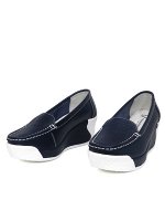 Мокасины Francesco Valeri 194 nappa blu