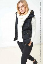 64BD34289	GILET PIUMINO - FAKE-DOWN GILET цвет черный