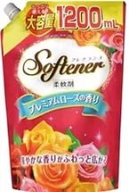 Кондиционер для белья "Softener premium rose" (дезодорирующий с антибактериальным эффектом и богатым ароматом роз (мягкая упаков