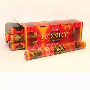Благовония HEM, шестигранники, Honey (Мед)