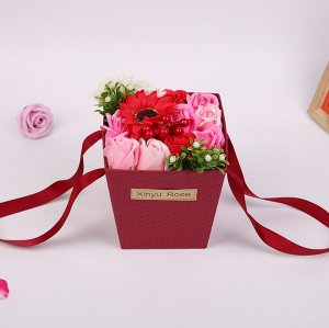 Цветы из мыла + подарочная коробка