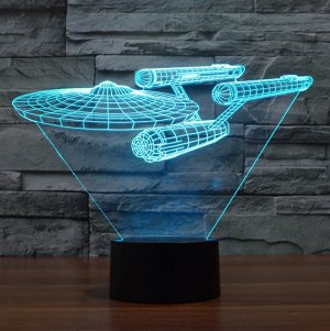 3D светильник-ночник Star Trek станет украшением любого интерьера