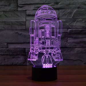3D светильник-ночник Звездные войны станет украшением любого интерьера