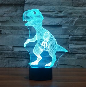 3D светильник-ночник Динозавр станет украшением любого интерьера