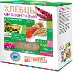 Хлебцы амарантовые с ламинарией без глютена 195г / 30/18мес