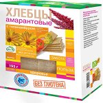 Хлебцы амарантовые с топинамбуром без глютена195г / 30 /18мес