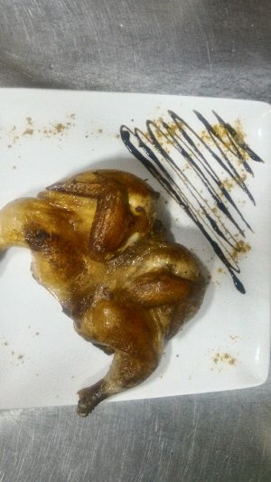 Цыпленок в имбирно-устричном соусе