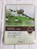 Juno Маска-салфетка с улиткой Jluna Real Essence Mask