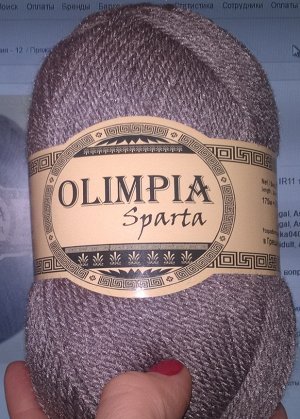 Пряжа для руч.вяз."Olimpia Sparta" цв.IR11 туман (акр-100%) 1шт*100г