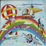 Стираемые многоразовая раскраска. Размер: 80*80 см. Вид 3