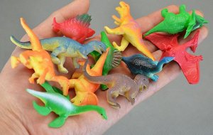 Набор из 12 игрушечных фигурок Динозавры