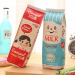 Кошелек, пенал или косметичка. Пакет молока