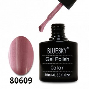 Гель лак Bluesky 80609-Светло-розовый металлик, перламутровый