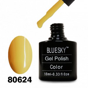 Гель лак Bluesky 80624-Светло желтый эмалевый
