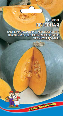 Тыква Лечебная (УД) (раннеспел., масса 4-7 кг, мякоть оранже