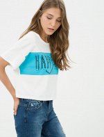 Printed T-Shirt White
