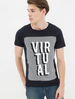 Printed T-Shirt Navy